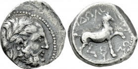 KINGS OF PAEONIA. Audoleon (Circa 315-286 BC). Tetradrachm. Astibos or Damastion mint.