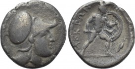 LOKRIS. Lokri Opuntii. Hemidrachm or Triobol (Circa 280-262 BC).