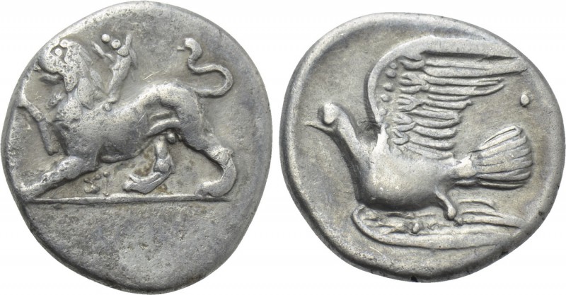 SIKYONIA. Sikyon. Hemidrachm or Triobol (Circa 330/20-280 BC). 

Obv: Chimaera...