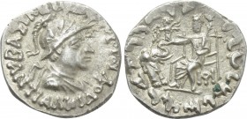 BAKTRIA. Indo-Greek Kingdom. Antialkidas Nikephoros (Circa 130-120 BC). Drachm.