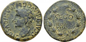 SPAIN. Segobriga. Caligula (37-41). Ae Semis.