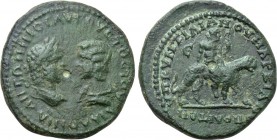 MOESIA INFERIOR. Marcianopolis. Caracalla with Julia Domna (198-217) Ae Pentassarion. Quintilianus, legatus consularis.