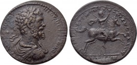 LESBOS. Mytilene. Septimius Severus (193-211). Ae. Artemon, strategos.