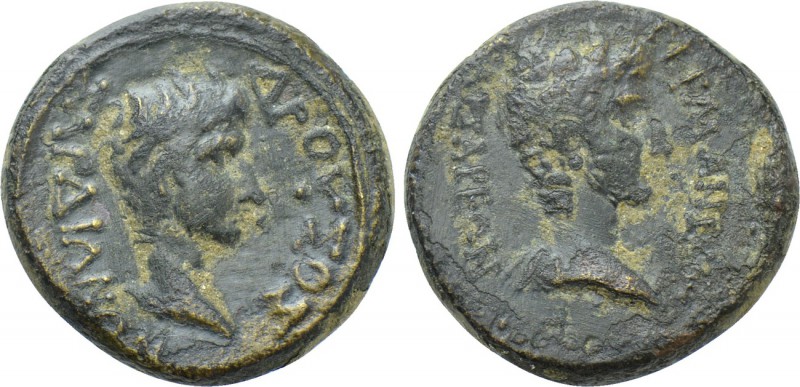 LYDIA. Sardis. Germanicus & Drusus (Caesares, 15 BC-19 AD & 19-23). Ae. 

Obv:...