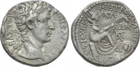 SELEUCIS & PIERIA. Antioch. Augustus (27 BC-14 AD). Tetradrachm. Dated year 36 of the Actian Era and year 54 of the Caesarean Era (AD 6).