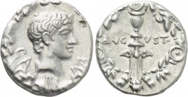 AUGUSTUS (27 BC-14 AD). Denarius. Uncertain eastern mint.