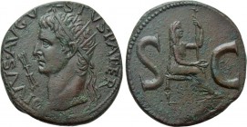 DIVUS AUGUSTUS (Died 14). As. Rome. Struck under Tiberius.