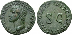 TIBERIUS (14-37). As. Rome. Restitution issue struck under Titus.