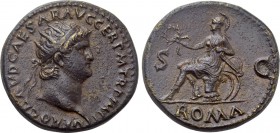 NERO (54-68). Dupondius. Rome.