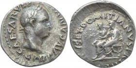VESPASIAN (69-79). Denarius. Uncertain mint, possibly Illyricum.