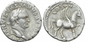 VESPASIAN (69-79). Denarius. Uncertain mint in Asia Minor, possibly Ephesus.