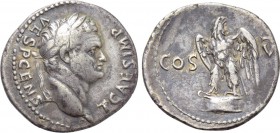 TITUS (Caesar, 69-79). Denarius. Uncertain mint in Asia Minor.