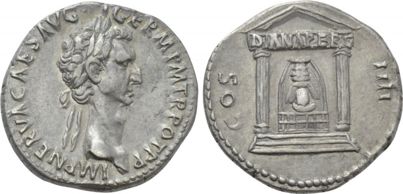 NERVA (96-98). Cistophorus. Uncertain mint in Asia Minor (or Rome).

Obv: IMP ...