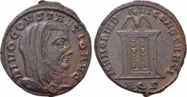 DIVUS CONSTANTIUS I (Died, 306). Follis. Aquileia. Struck under Maxentius.