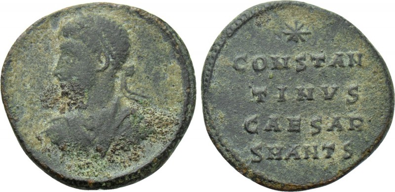 CONSTANTINE II (Caesar, 316-337). Follis. Antioch. 

Obv: Laureate, draped and...