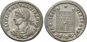 CONSTANTIUS II (Caesar, 324-337). Follis. Siscia.