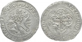 GERMANY. Saxe-Meissen. Balthasar (1349-1406). Groschen. Freiberg.