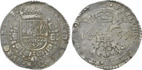 BELGIUM. Spanish Netherlands. Brabant. Philip IV of Spain (1621-1665). Patagon (1655). Antwerp.