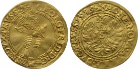 GERMANY. Prussia. Georg Friedrich (Administrator, 1569-1603). GOLD Ducat (1589). Königsberg.