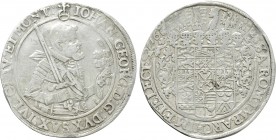 GERMANY. Saxony. Johann Georg I (1611-1656). Taler (1634-HI). Dresden.