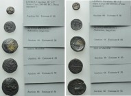 5 Greek Coins.