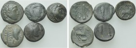 5 Imitative Greek Bronces.