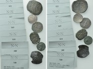 6 Byzantine and Roman Provincial Coins.