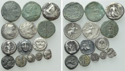 14 Greek Coins.