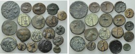 20 Greek Coins.