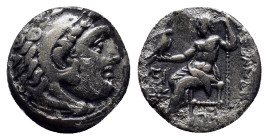 KINGS of MACEDON. Antigonos I Monophthalmos. As Strategos of Asia, 320-306/5 BC. AR Drachm (16mm, 3.7 g). In the name and types of Alexander III. Kolo...