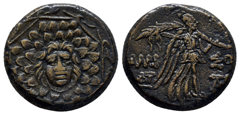 Pontos. Amisos. Time of Mithradates VI Eupator 120-63 BC. Bronze Æ (19mm, 9.0 g)...