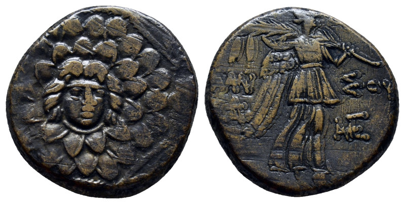 Pontos. Amisos. Time of Mithradates VI Eupator 120-63 BC. Bronze Æ (20mm, 7.9 g)...