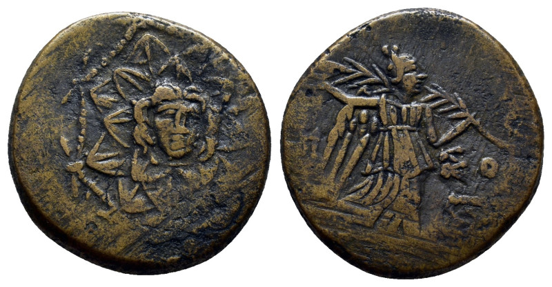 Pontos. Amisos. Time of Mithradates VI Eupator 120-63 BC. Bronze Æ (20mm, 6.9 g)...