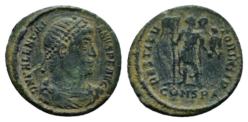 Valentinian I. AD 364-375. Æ (20mm, 3.1 g). Constantinople mint, 1st officina. S...