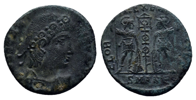 Constantine I, 307 - 337 AD AE Follis, Antioch Mint, (14mm, 1.6 g) Obverse: CONS...