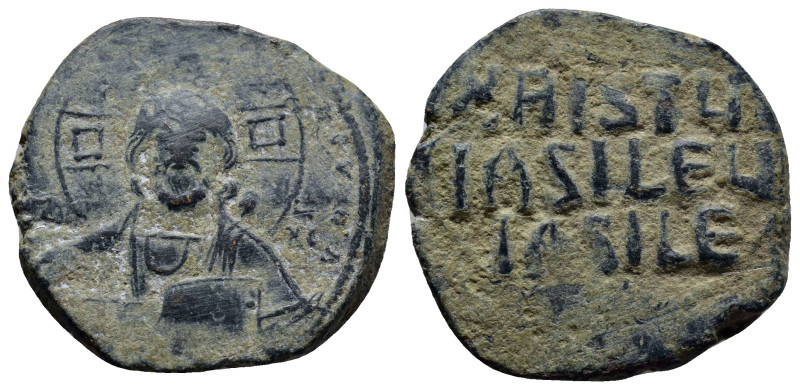 Anonymous Æ 40 Nummi. Time of Basil II and Constantine VIII. Constantinople, cir...