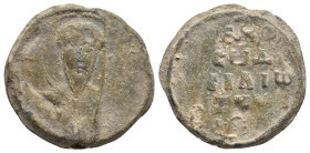 Unidentified Byzantine lead seal, 24 mm, 8.8 gr.