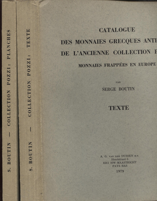BOUTIN S. - Catalogue des monnaies greques antiques de l'ancienne collection Poz...