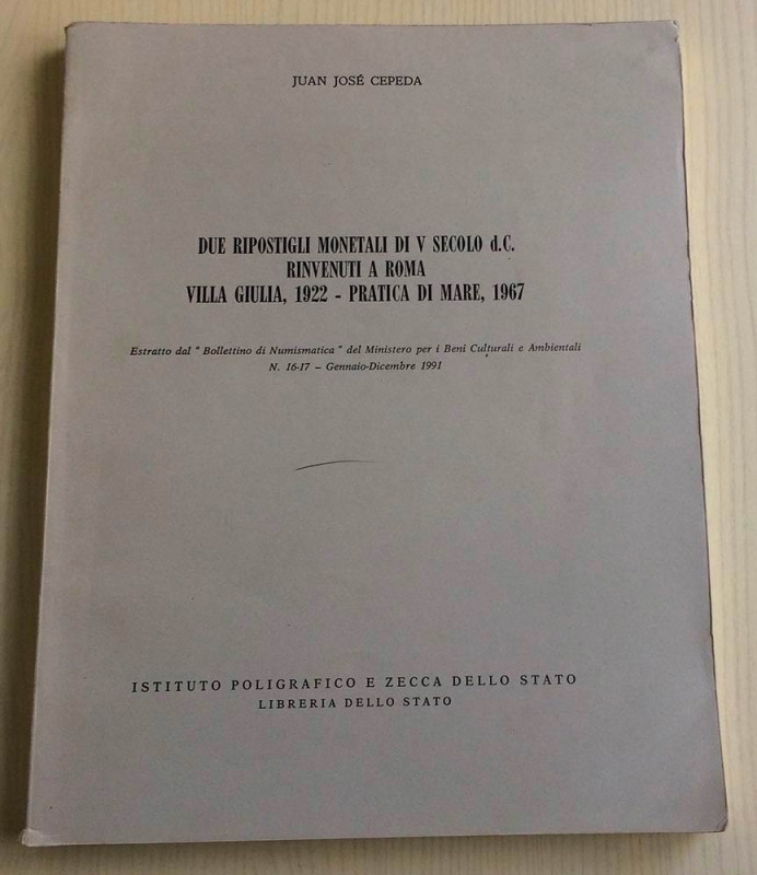 CepedaJ.J. Due Ripostigli Monetali di V secolo d.c. Rinvenuti a Roma Villa Giuli...