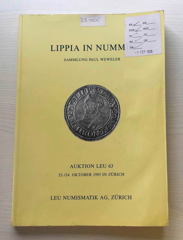 Leu Numismatik, Auktion 63. Sammlung Paul Weweler. Lippia in Nummis, Lippe, Scha...