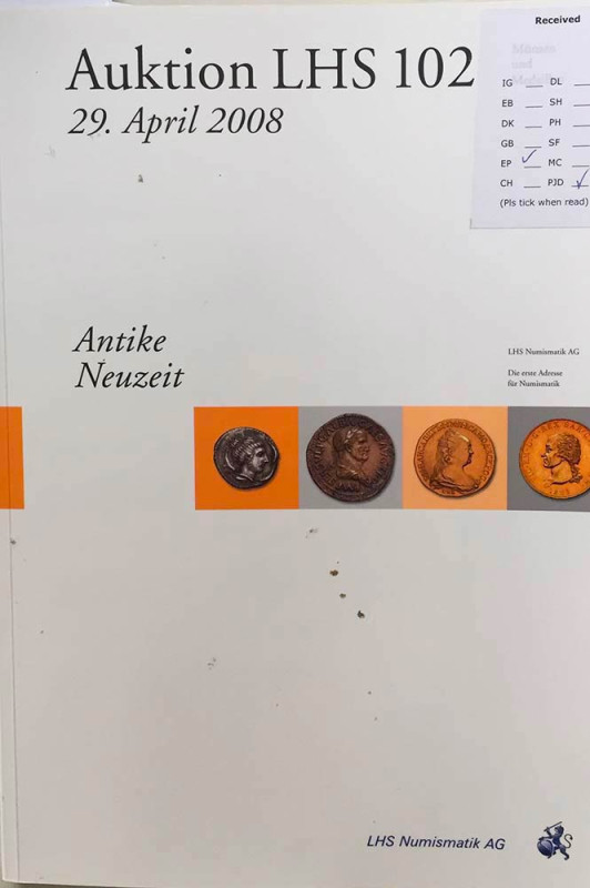 LHS Numismatik Auction 102. Munzen und Medaillen, Antike Mittelalter Neuzeit. Fi...