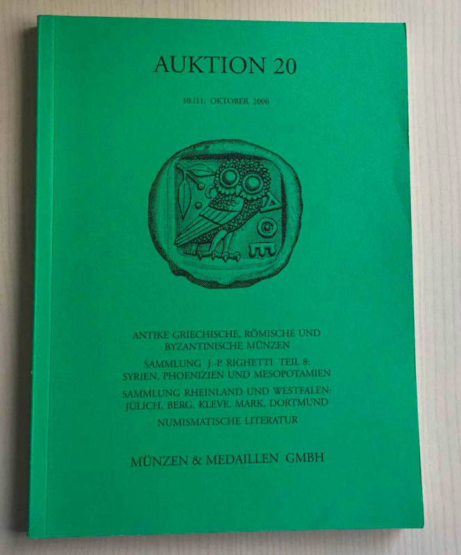 Munzen & Medaillen Auktion 20 Antike Griechische, Romische und Byzantinische Mun...