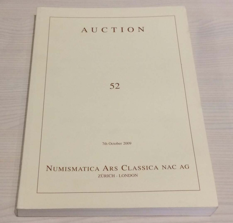 Nac – Numismatica Ars Classica. Auction no. 52. Greek, Roman and Byzantine Coins...