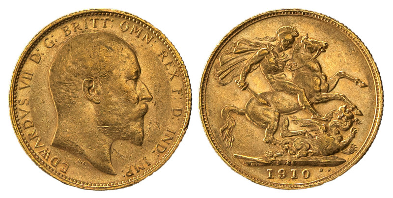 AUSTRALIA - Edoardo VII (1901-1911) - Sterlina 1910
Oro 917  gr. 7,98
KM# 15
BB...