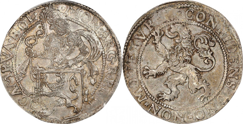 Netherlands. Campen. Undated (ca. 1640) Half Daalder or “Half Lion Dollar.” Dav-...