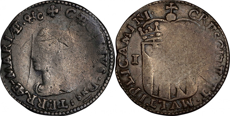 Undated (1659) Maryland Lord Baltimore Groat. W-1010, Breen-74, Hodder 1-A. Rari...