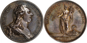 1783 Treaty of Paris Medal. By Pierre Simon DuVivier. Betts-612. Silver. Plain Edge. MS-64 (PCGS).
41.6 mm. 477.2 grains. A superb specimen, with exc...