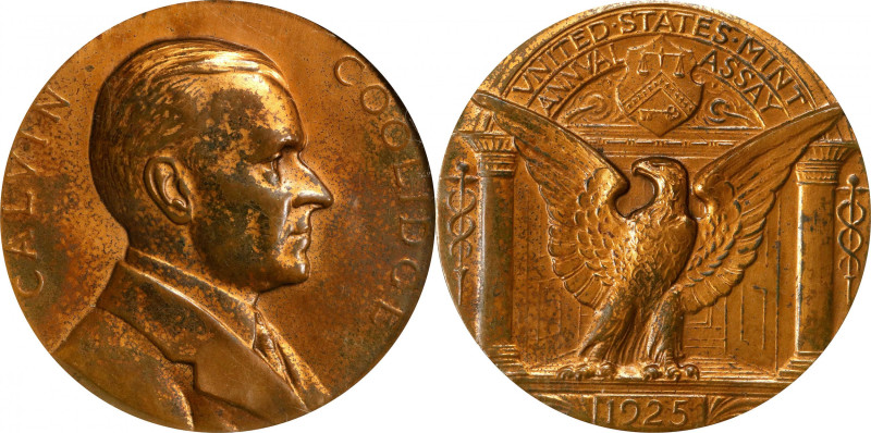 1925 United States Assay Commission Medal. By George T. Morgan. JK AC-69. Rarity...