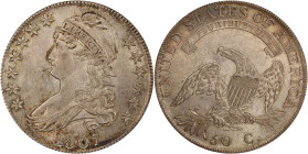 1807 Capped Bust Half Dollar. O-112. Rarity-1. Large Stars, 50/20. AU-58+ (PCGS). CAC.
The ultimate collector grade for the first year issue in the p...