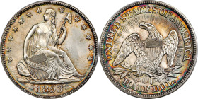 1853 Liberty Seated Half Dollar. Arrows and Rays. WB-101. MS-65 (PCGS).
A memorable coin among Liberty Seated half dollars, especially for an example...